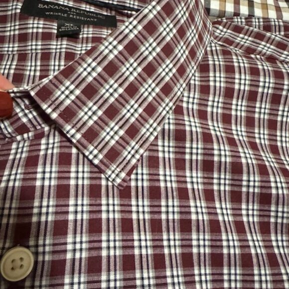 Banana Republic, Mens dress long sleeve shirts, x2, brand new, never worn, NWTs - Picture 3 of 4